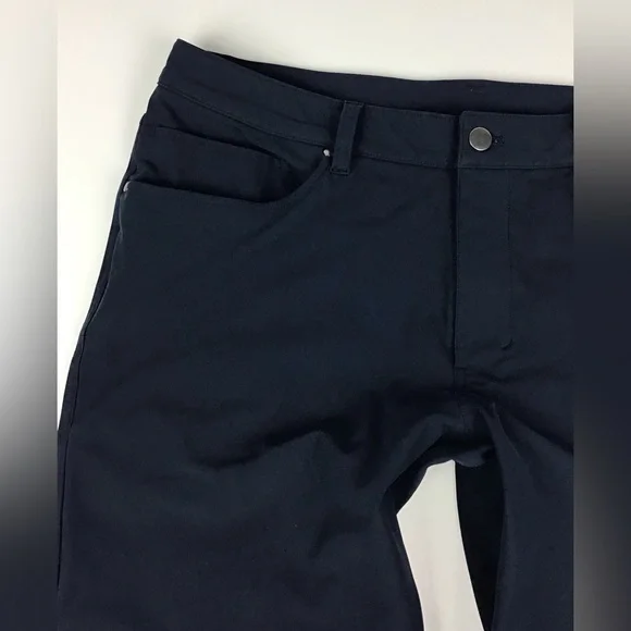 lululemon ABC pants classic men’s 34 navy - Picture 3 of 9